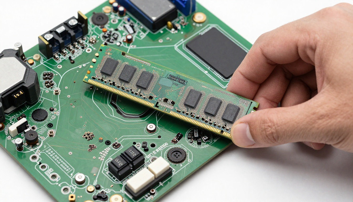 Test des barrettes RAM sur carte mère
