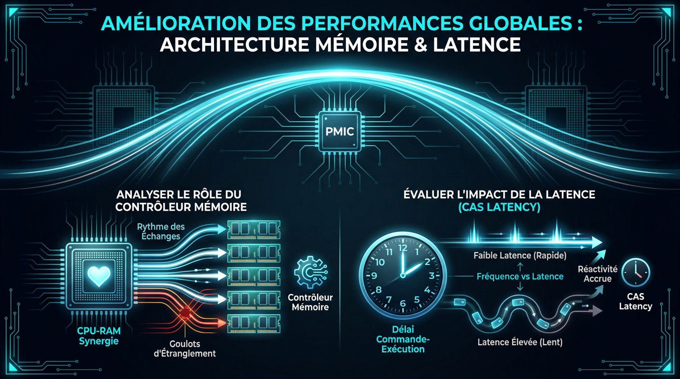 Impact de la latence et fréquence sur la RAM