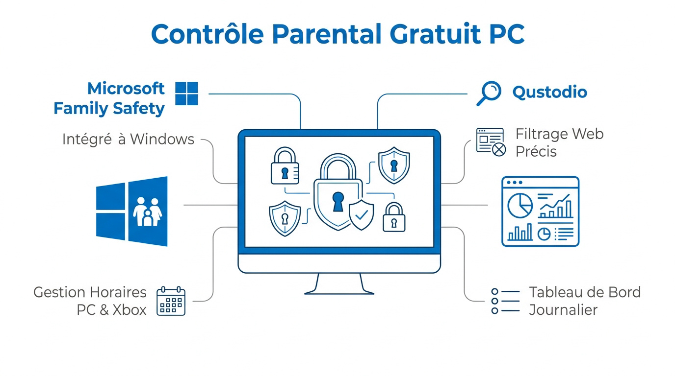 Logiciel de contrôle parental gratuit pour PC