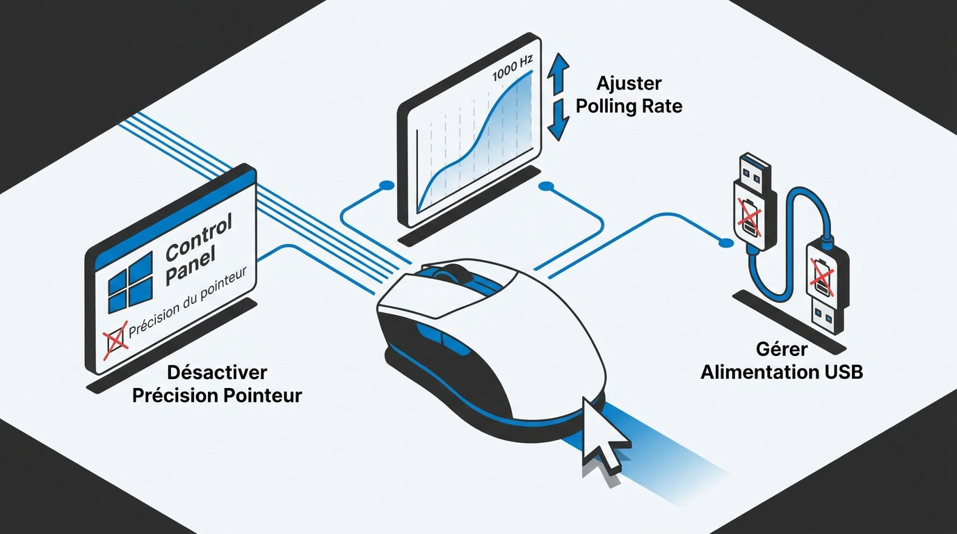 Optimisation des réglages système pour une souris fluide sous Windows