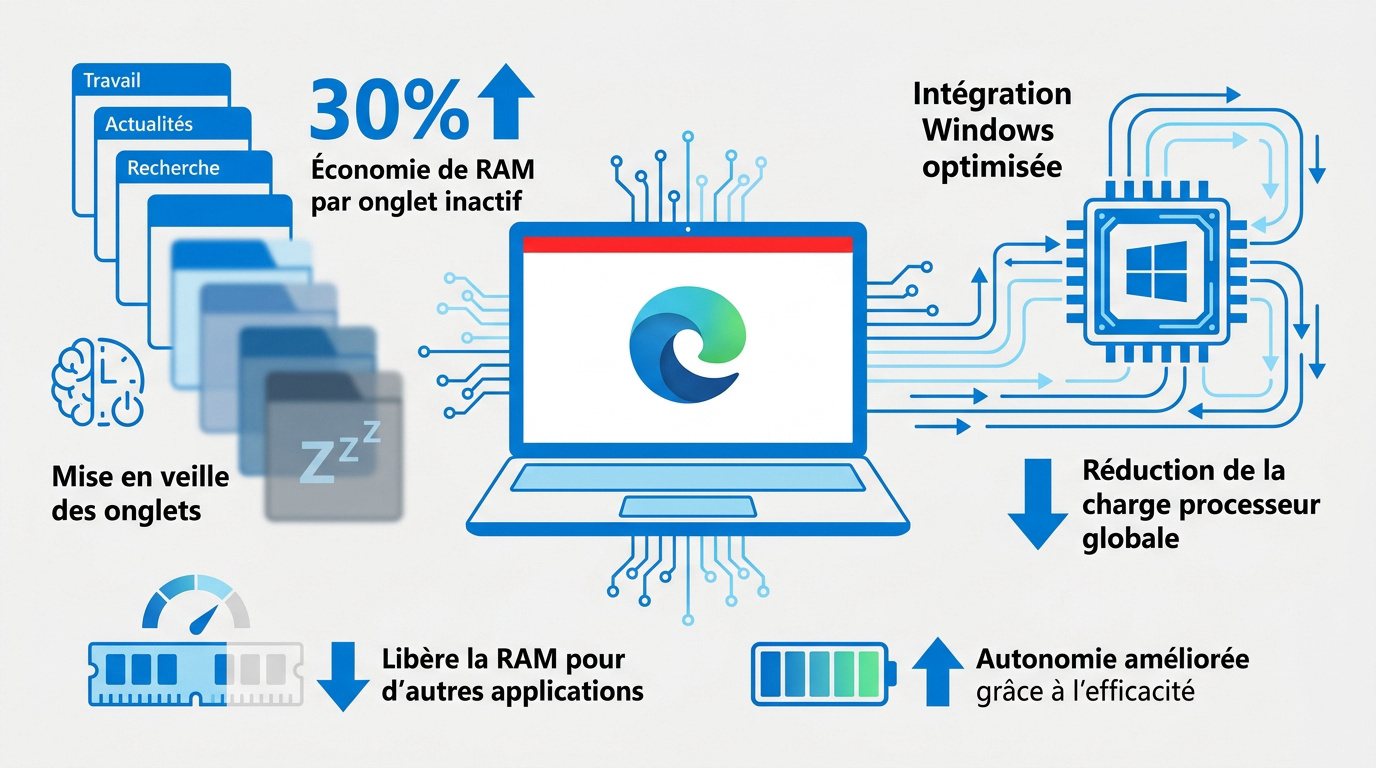 Optimisation Microsoft Edge RAM et CPU